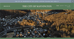 Desktop Screenshot of cityofmannington.com